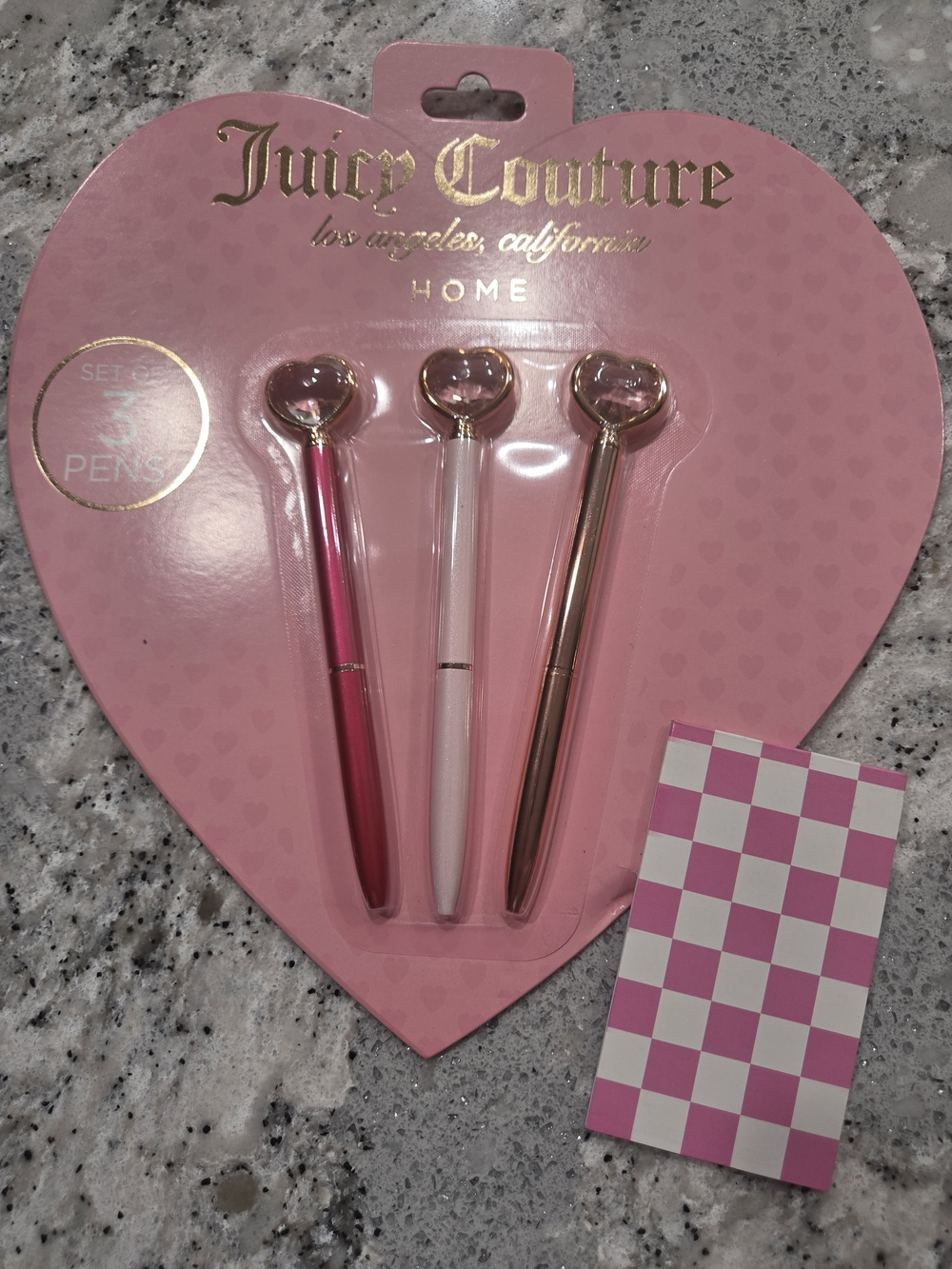 Juicy Couture Set of 3 Pens